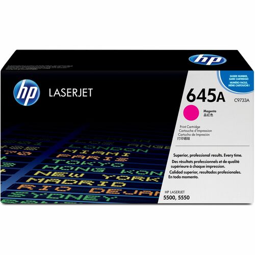 HP HEWC9733A 645A (C9733A) Original Laser Toner Cartridge - Single Pack - Magenta - 1 Each