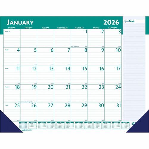 House of Doolittle HOD148 ExpressTrack Desk Pad Calendar