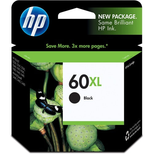 HP HEWCC641WN 60XL (CC641WN) Original Inkjet Ink Cartridge - Black - 1 Each