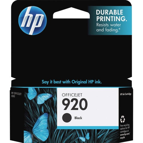 HP HEWCD971AN 920 (CD971AN) Original Inkjet Ink Cartridge - Black - 1 Each