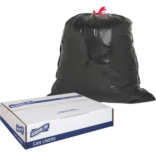 Genuine Joe GJO01230 Flexible Drawstring Trash Can Liners