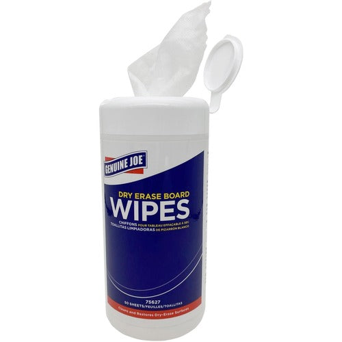 Genuine Joe GJO75627 Dry Erase Board Cleaning Wipes