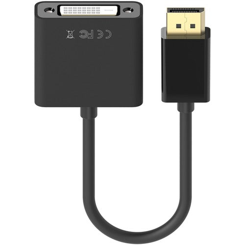 Belkin BLKF2CD005B DisplayPort to DVI Adapter, M/F, 1080p