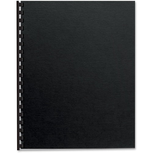 Fellowes FEL5224901 Futura Presentation Covers - Letter, Black, 25 Pack - 11" Height X 8.5" Width X 0.1" Depth - For Letter 8.50" X 11" Sheet - Black - Polypropylene - 25 / Pack