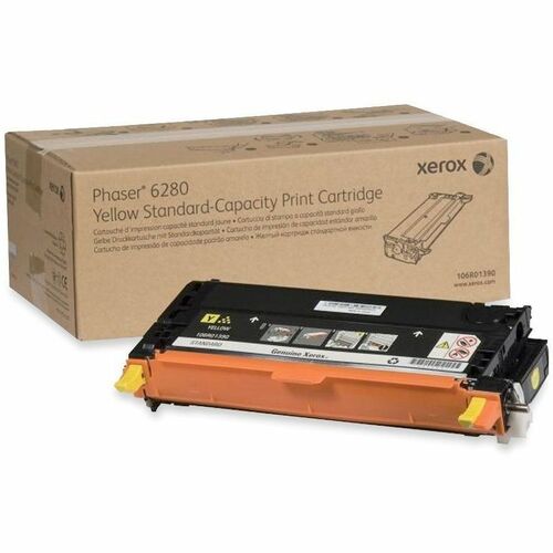 Xerox XER106R01390 Yellow Toner Cartridge - Laser - 2200 Page - 1 Each