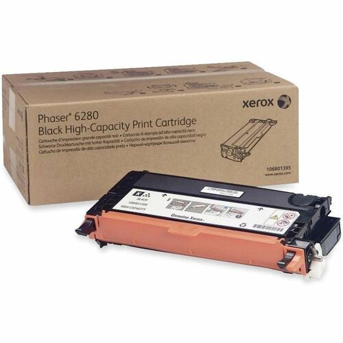 Xerox XER106R01395 Black Toner Cartridge - Laser - High Yield - 7000 Page - 1 Each