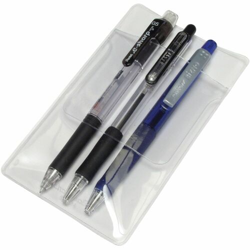 Baumgartens BAU46502 Pocket Protector - Plastic - 48 / Box - Clear