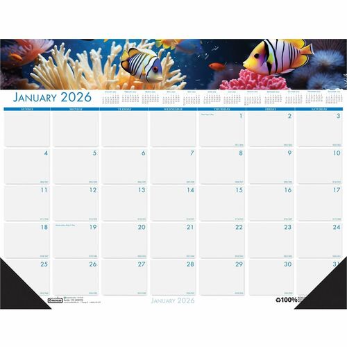 House of Doolittle HOD193 EarthScapes Sea Life Desk Pads