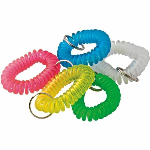 Baumgartens BAUKC7000 Wrist Coil Key Chain - 1 / Each - Assorted