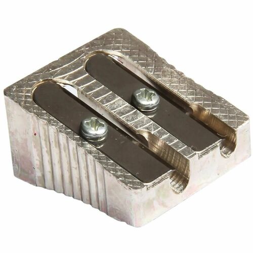 Baumgartens BAUMR2110 Pencil Sharpener Dual Hole SILVER (MR-2110)