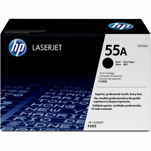 HP HEWCE255A 55A Original Laser Toner Cartridge - Black - 1 Each