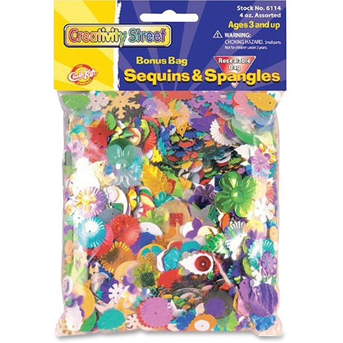 Creativity Street PAC6114 Sequins/Spangles Bonus Bag