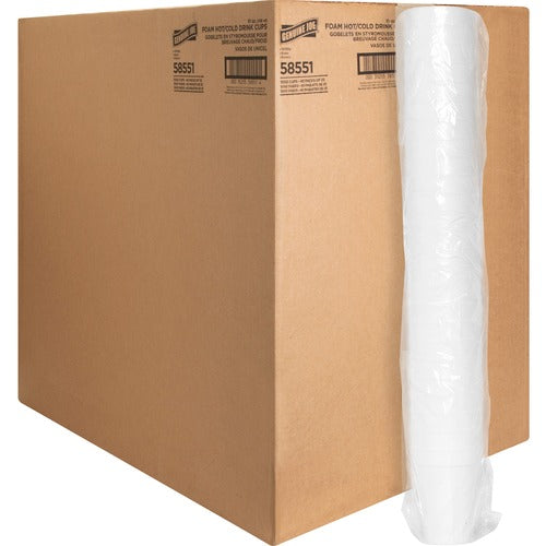 Genuine Joe GJO58551 10 oz Hot/Cold Foam Cups