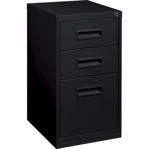 Lorell LLR67745 19" Box/Box/File Mobile File Cabinet with Recessed Pull
