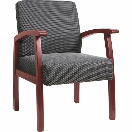 Lorell LLR68551 Thickly Padded Guest Chair