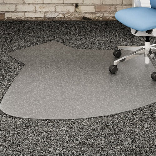 Lorell LLR69156 L-Workstation Medium-pile Chairmat