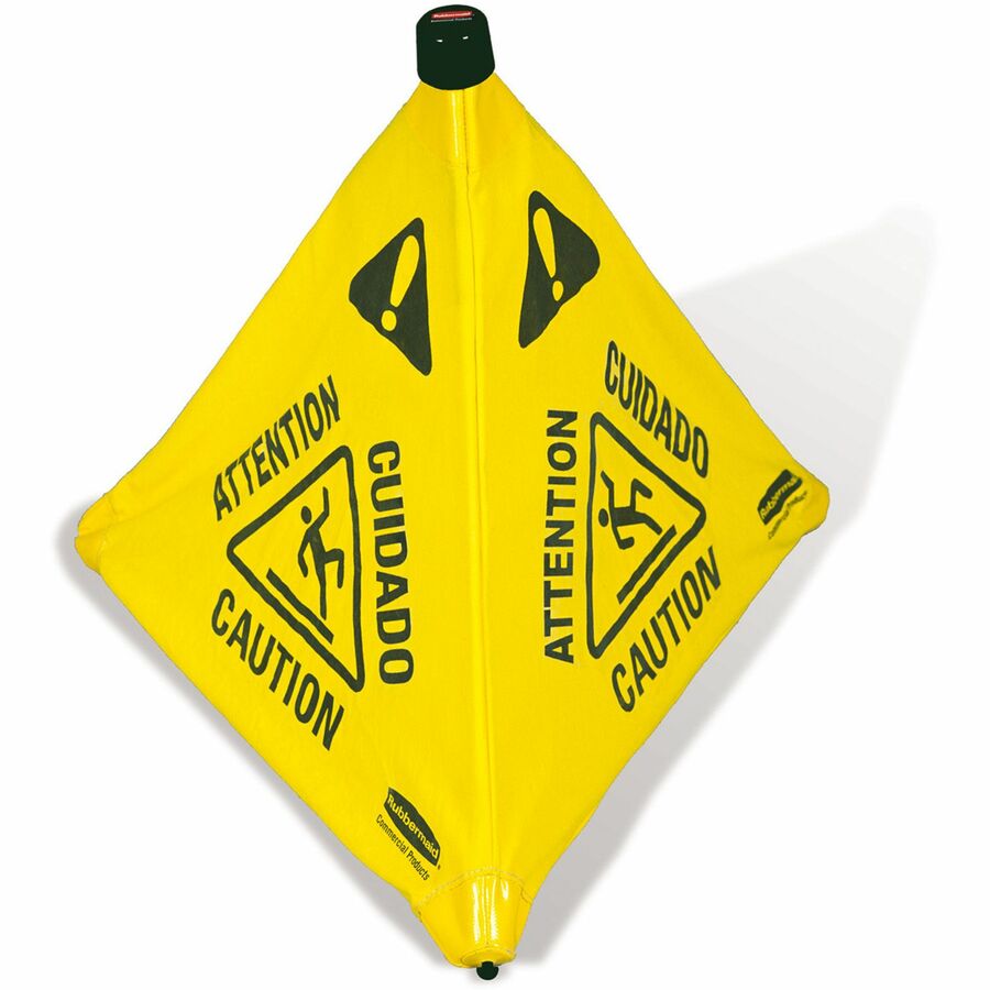 Rubbermaid Commercial RCP9S0100YL 30" Pop-Up Caution Safety Cone