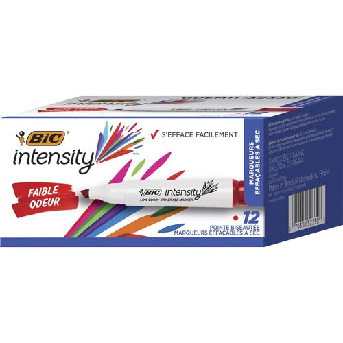 BIC BICGDEM11RD Intensity Low Odor Dry Erase Markers