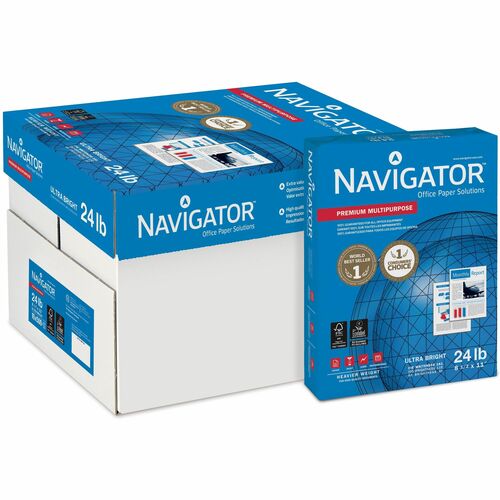 Navigator SNANMP1124 Premium Multipurpose Trusted Performance Paper - Extra Opacity - Bright White