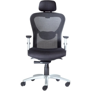 9 to 5 Seating NTF1580Y2A8B111 Strata 1580 High-Back Mesh Task Chair with Headrest