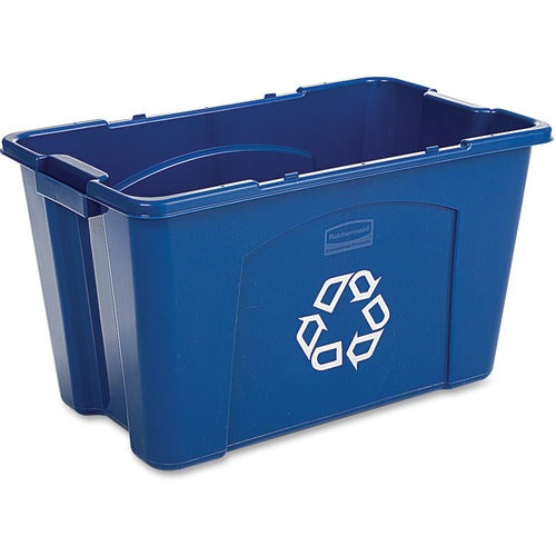 Rubbermaid Commercial RCP571873BE 18-gallon Recycling Box