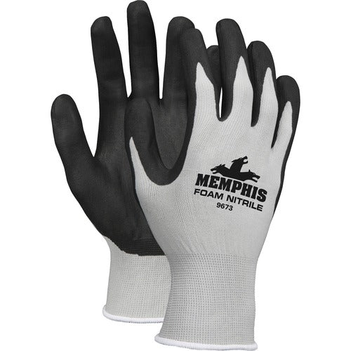 Memphis MCS9673XL 13-Gauge Foam Coated Palm Protective Gloves