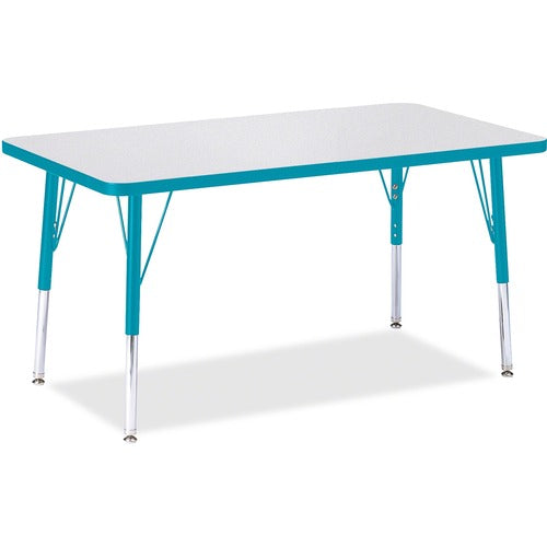 Jonti-Craft JNT6478JCE005 Berries Elementary Height Color Edge Rectangle Table