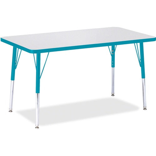 Jonti-Craft JNT6478JCA005 Berries Adult Height Color Edge Rectangle Table