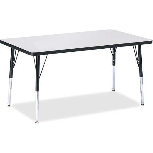Jonti-Craft JNT6473JCA180 Berries Adult Height Color Edge Rectangle Table
