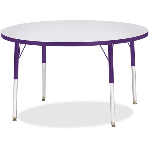 Jonti-Craft JNT6468JCE004 Berries Elementary Height Color Edge Round Table