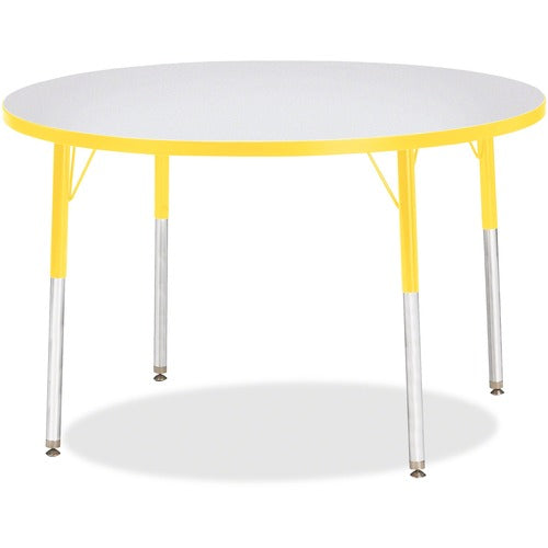 Jonti-Craft JNT6468JCA007 Berries Adult Height Color Edge Round Table
