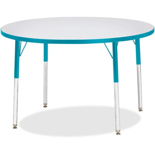 Jonti-Craft JNT6468JCA005 Berries Adult Height Color Edge Round Table
