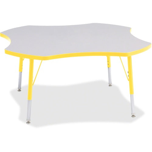 Jonti-Craft JNT6453JCE007 Berries Elementary Height Prism Four-Leaf Table