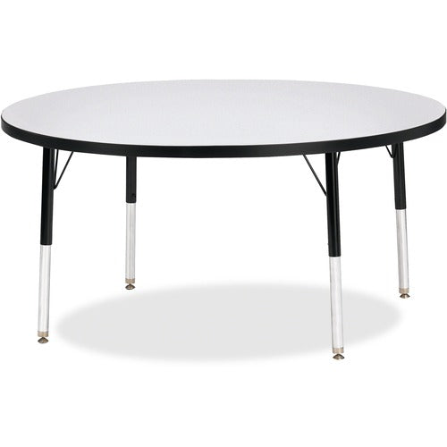 Jonti-Craft JNT6433JCE180 Berries Elementary Height Color Edge Round Table