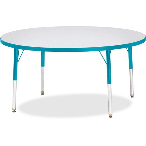 Jonti-Craft JNT6433JCE005 Berries Elementary Height Color Edge Round Table