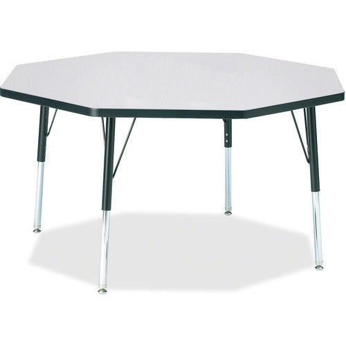 Jonti-Craft JNT6428JCE180 Berries Elementary Height Color Edge Octagon Table