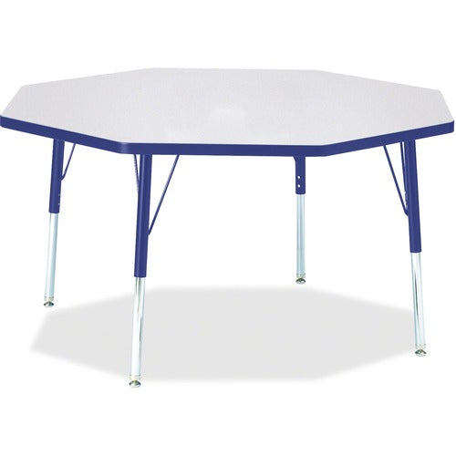 Jonti-Craft JNT6428JCE003 Berries Elementary Height Color Edge Octagon Table