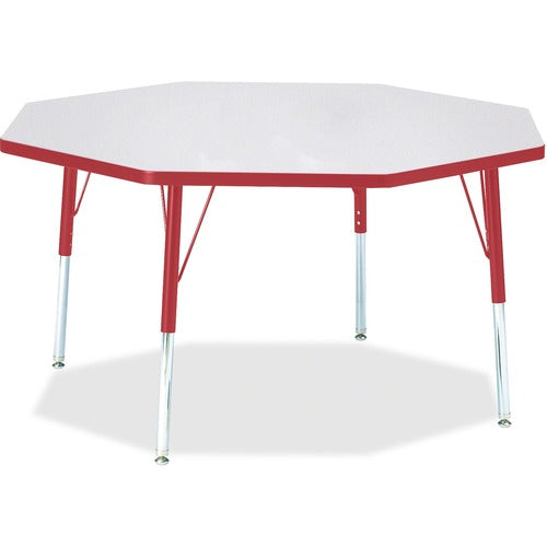 Jonti-Craft JNT6428JCA008 Berries Adult Height Color Edge Octagon Table