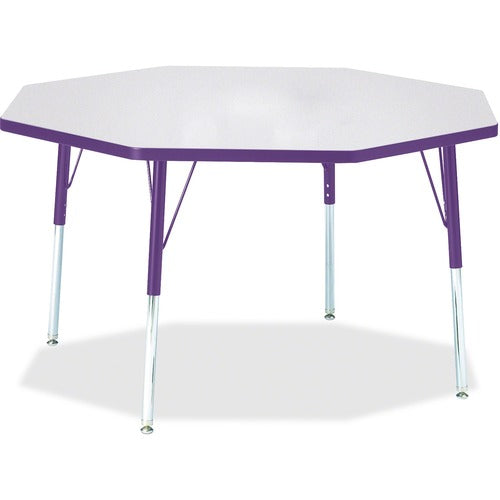 Jonti-Craft JNT6428JCA004 Berries Adult Height Color Edge Octagon Table