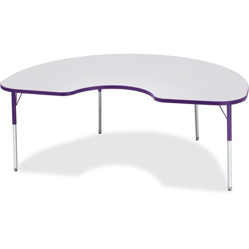 Jonti-Craft JNT6423JCA004 Berries Adult Height Prism Color Edge Kidney Table