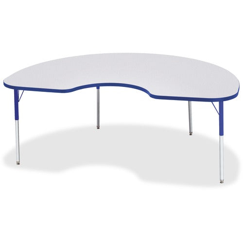 Jonti-Craft JNT6423JCA003 Berries Adult Height Prism Color Edge Kidney Table