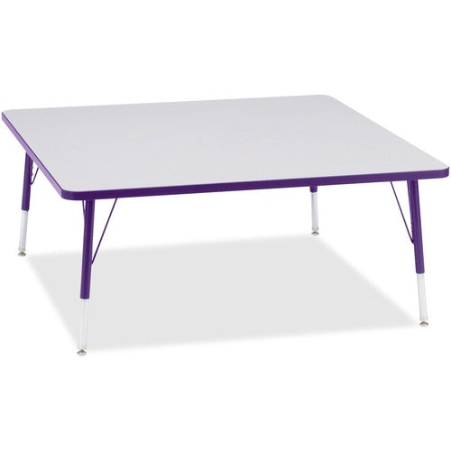 Jonti-Craft JNT6418JCE004 Berries Elementary Height Color Edge Square Table