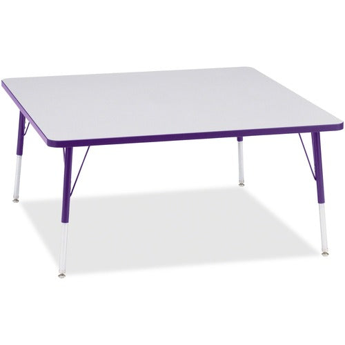Jonti-Craft JNT6418JCA004 Berries Adult Height Prism Color Edge Square Table