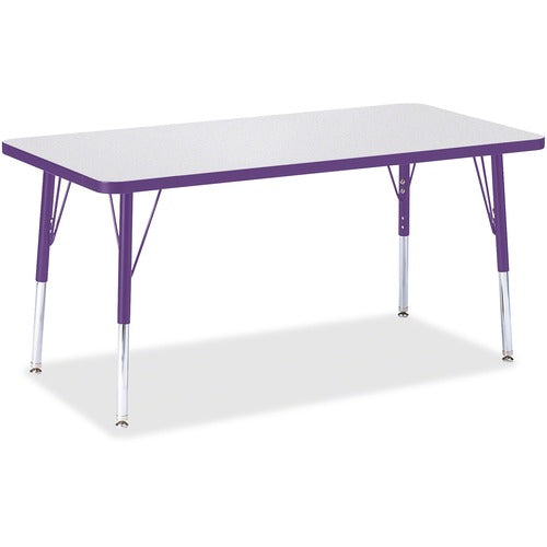 Jonti-Craft JNT6403JCE004 Berries Elementary Height Color Edge Rectangle Table
