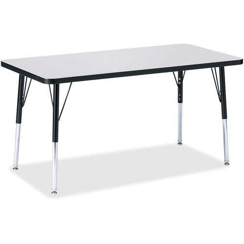 Jonti-Craft JNT6403JCA180 Berries Adult Height Color Edge Rectangle Table