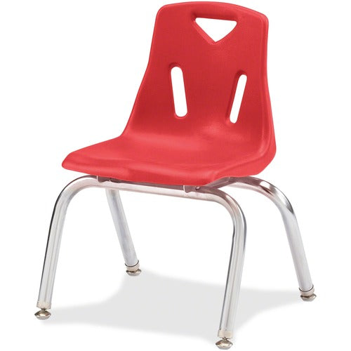 Jonti-Craft JNT8142JC1008 Berries Plastic Chairs with Chrome-Plated Legs