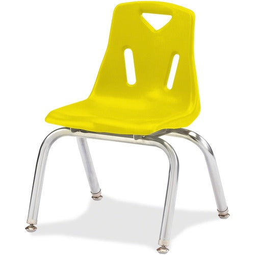 Jonti-Craft JNT8142JC1007 Berries Plastic Chairs with Chrome-Plated Legs