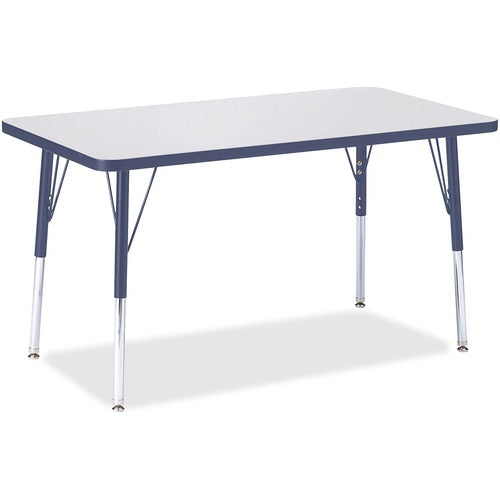 Jonti-Craft JNT6478JCA112 Berries Adult Height Color Edge Rectangle Table