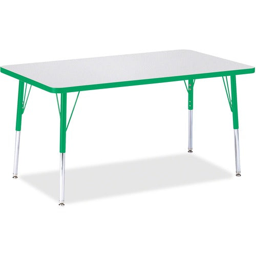 Jonti-Craft JNT6473JCA119 Berries Adult Height Color Edge Rectangle Table