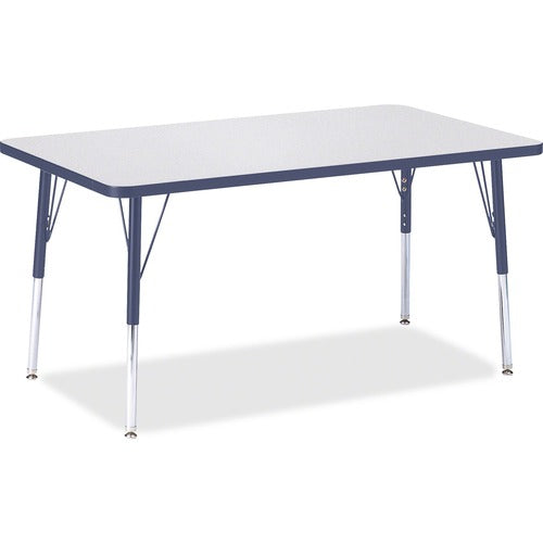 Jonti-Craft JNT6473JCA112 Berries Adult Height Color Edge Rectangle Table